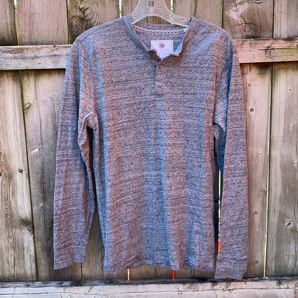 On the Byas Gray long sleeve tee sz. S